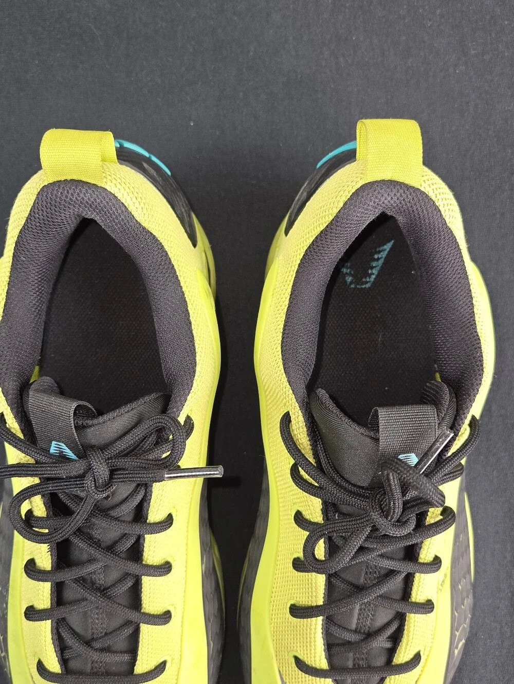 Adidas Anthony Edwards 1 Low Shoes Mens Size 12 Lime Green Lace Up JS1778